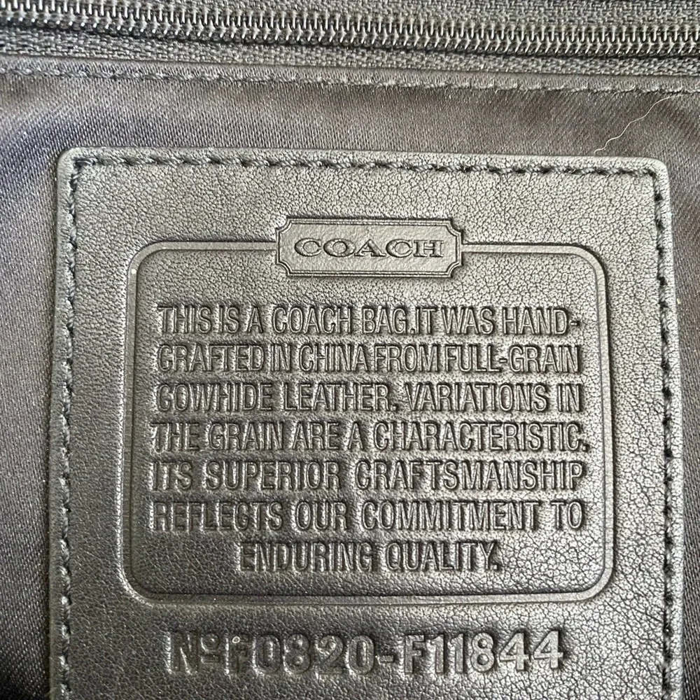 Coach Soho Black Leather Bag F0820-F11844